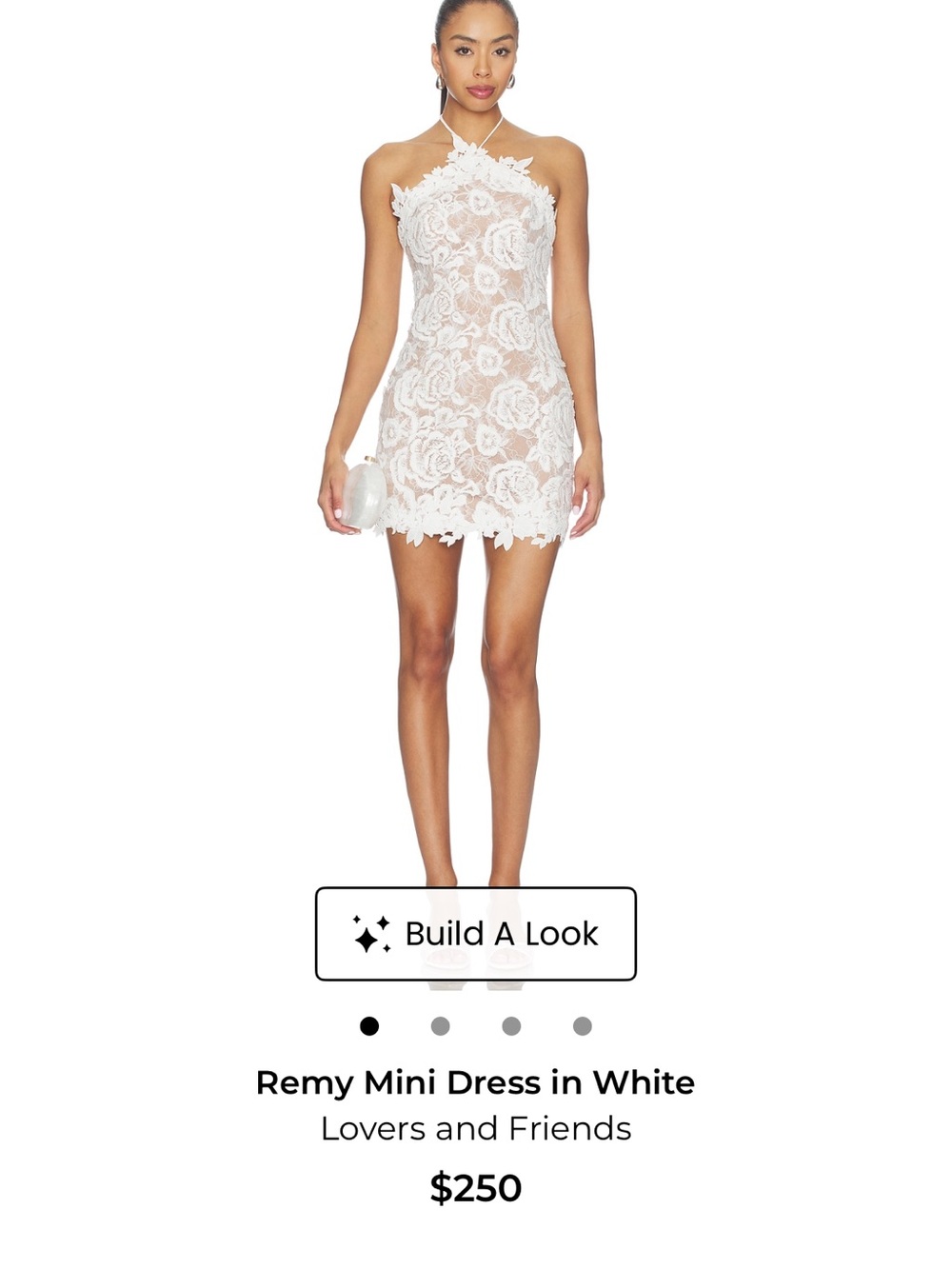 Remy Mini Dress in White